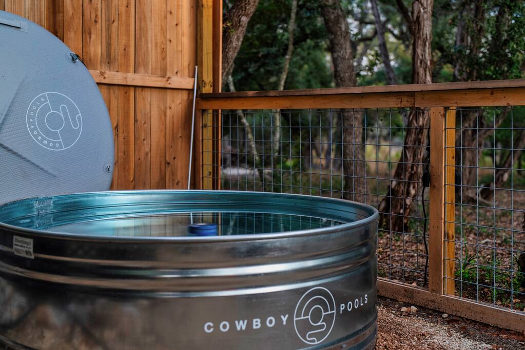 Driftwood, TX Tiny Home with Cowboy Pool